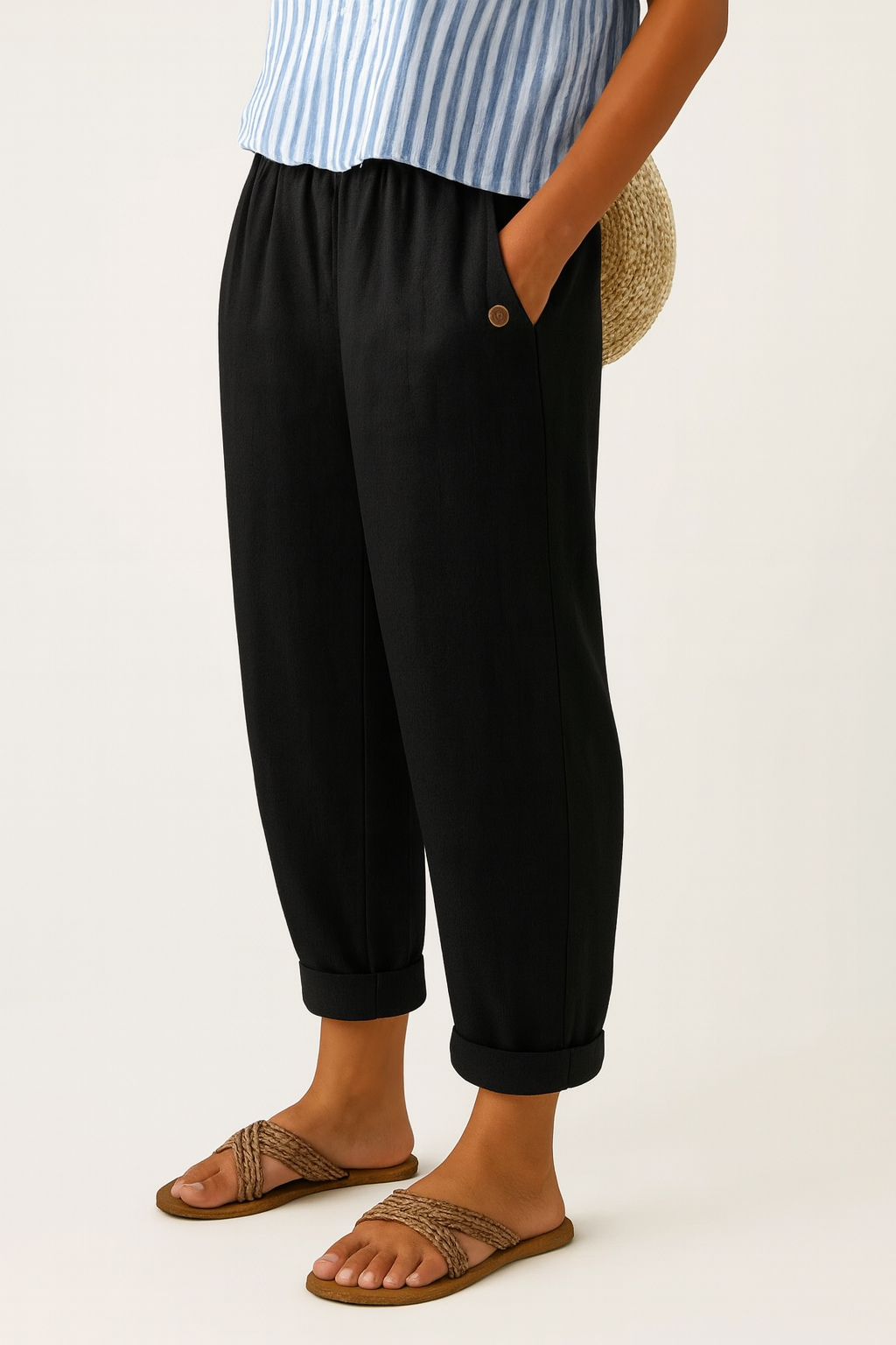 Alaric cotton-blend tailored trousers - styled view