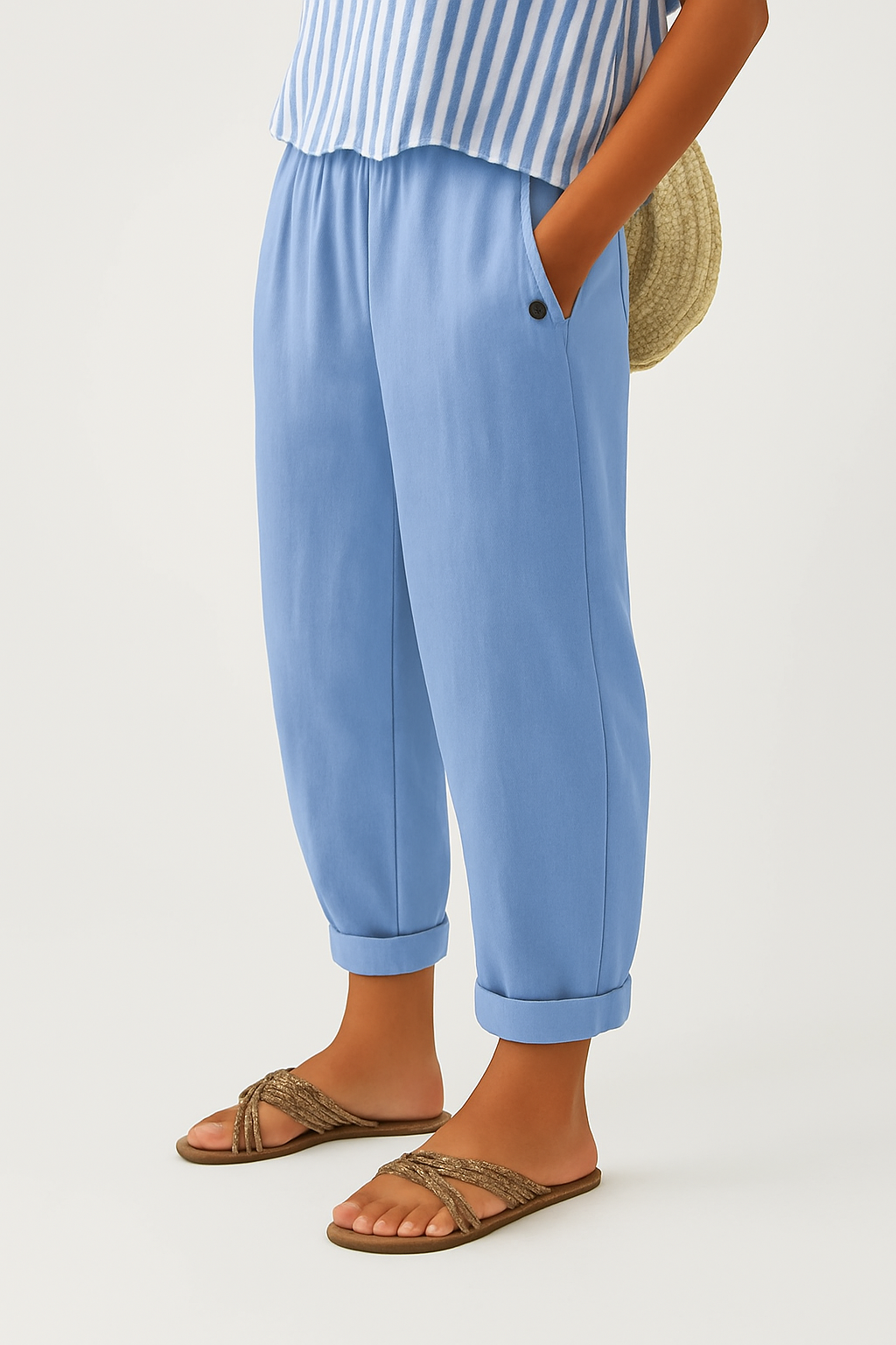 Alaric cotton-blend tailored trousers - styled view