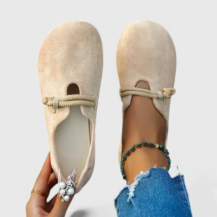 Allegra orthopaedic lace-up loafers - front view