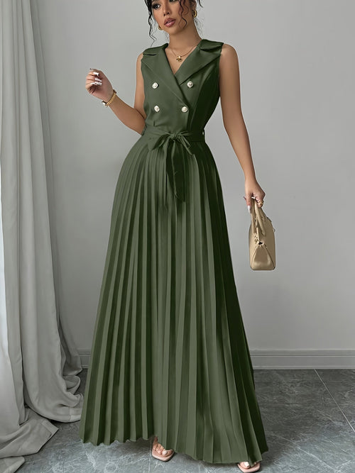 Beatrice blazer style ruffle dress - front view