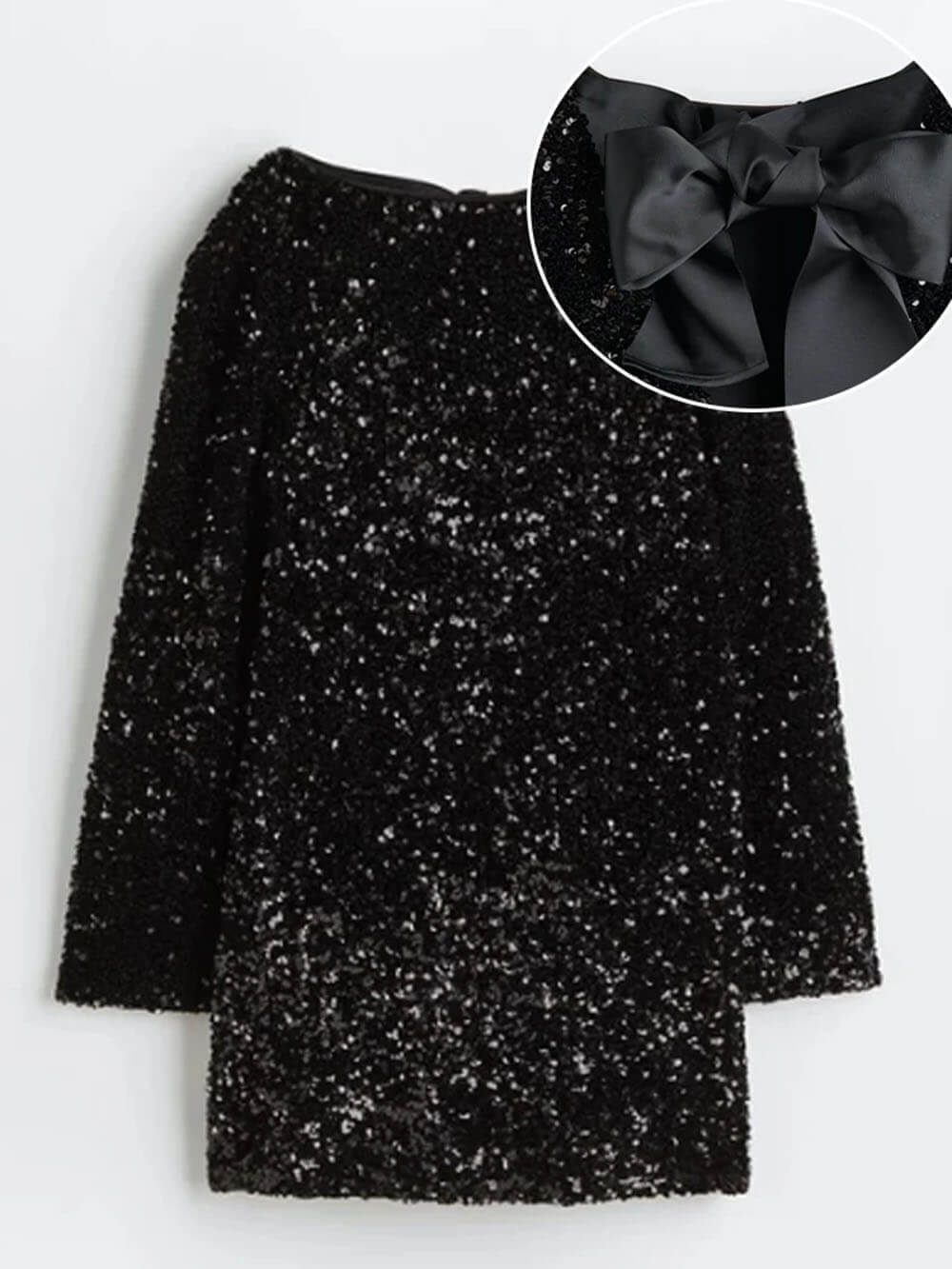 Bettina sequin open back mini dress - additional angle 8
