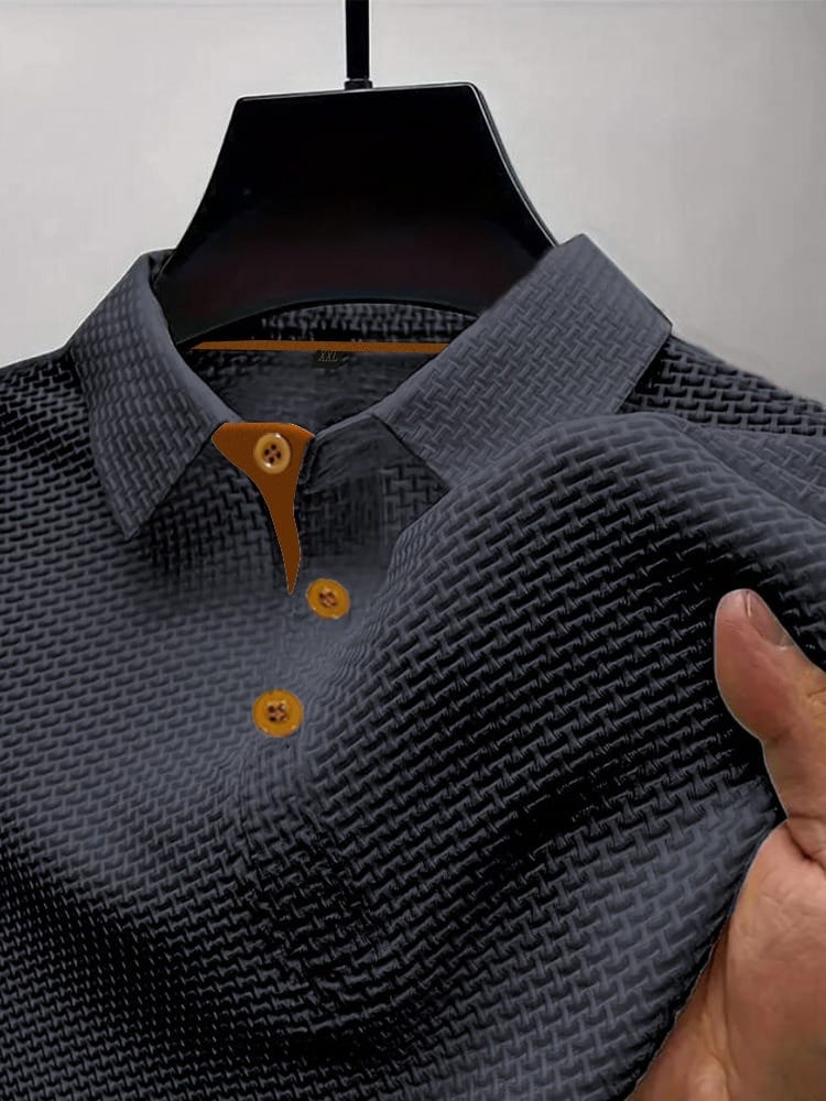 Cassius knitted flannel shirt - detail view