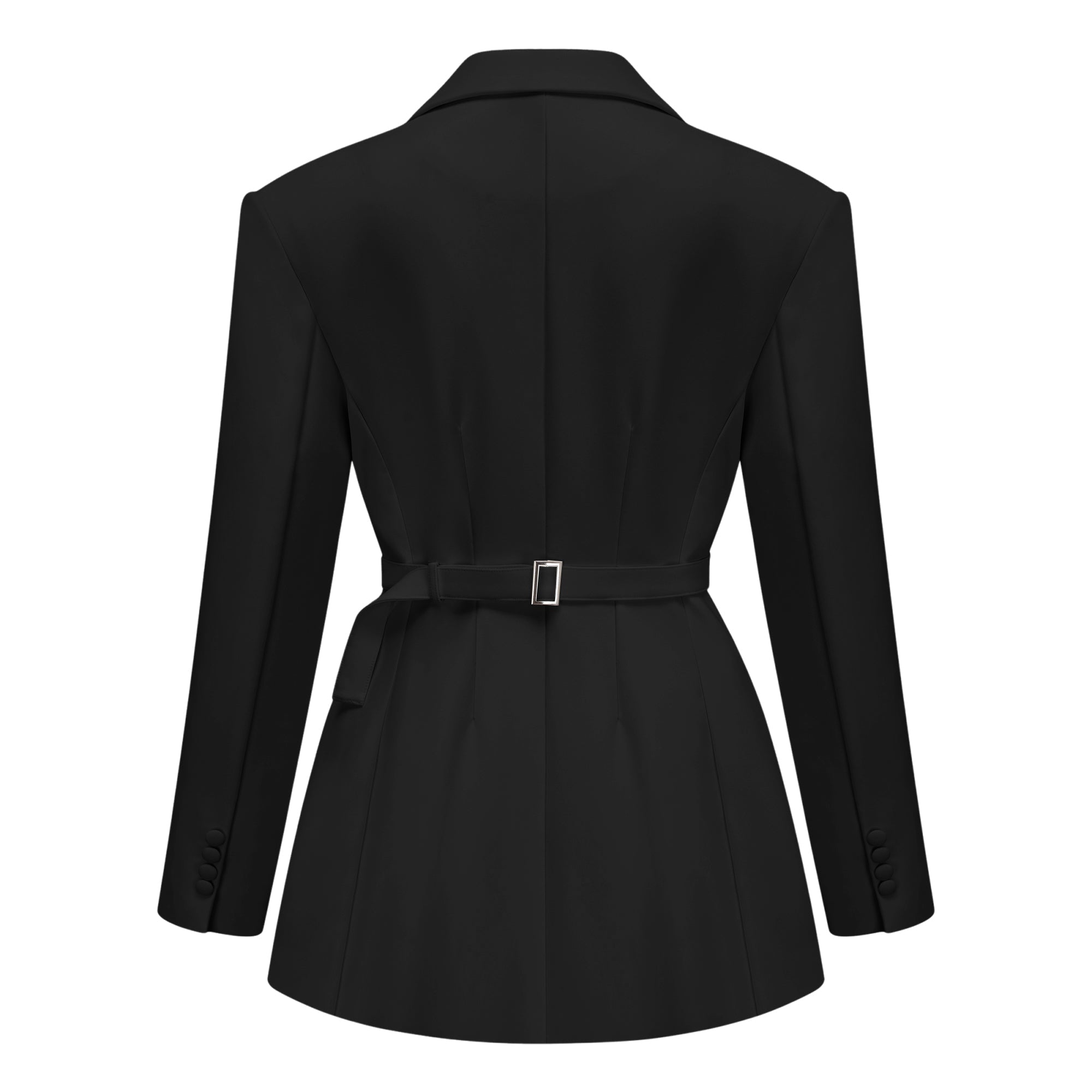 Clementine blazer wedding guest mini dress - styled outfit