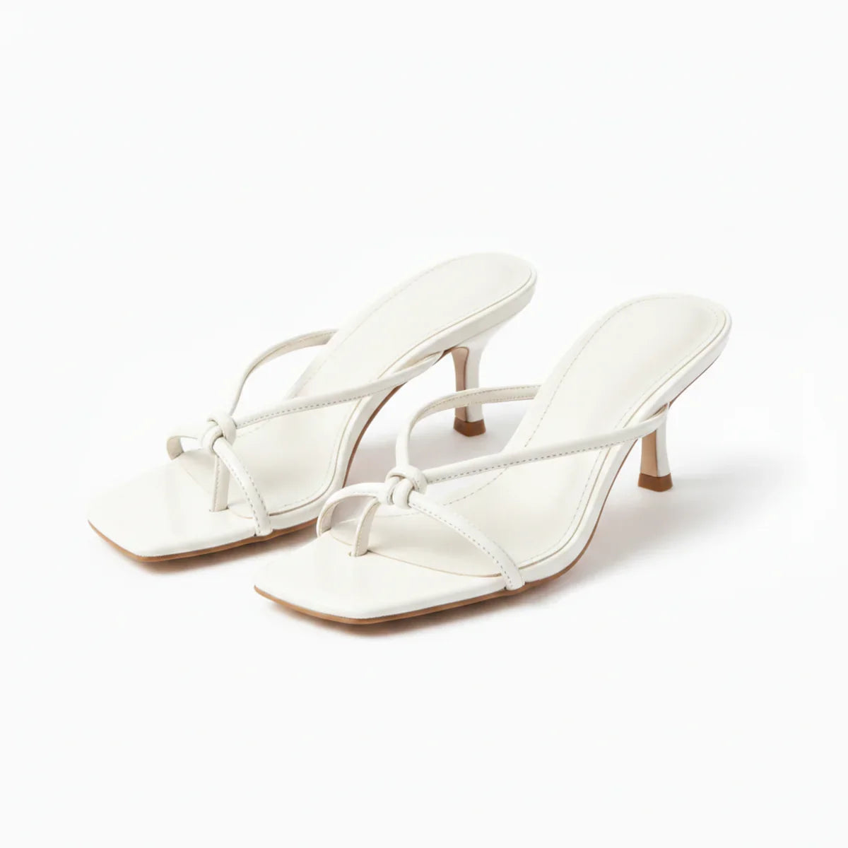 Corliss orthopedic heeled sandals - color White alternate