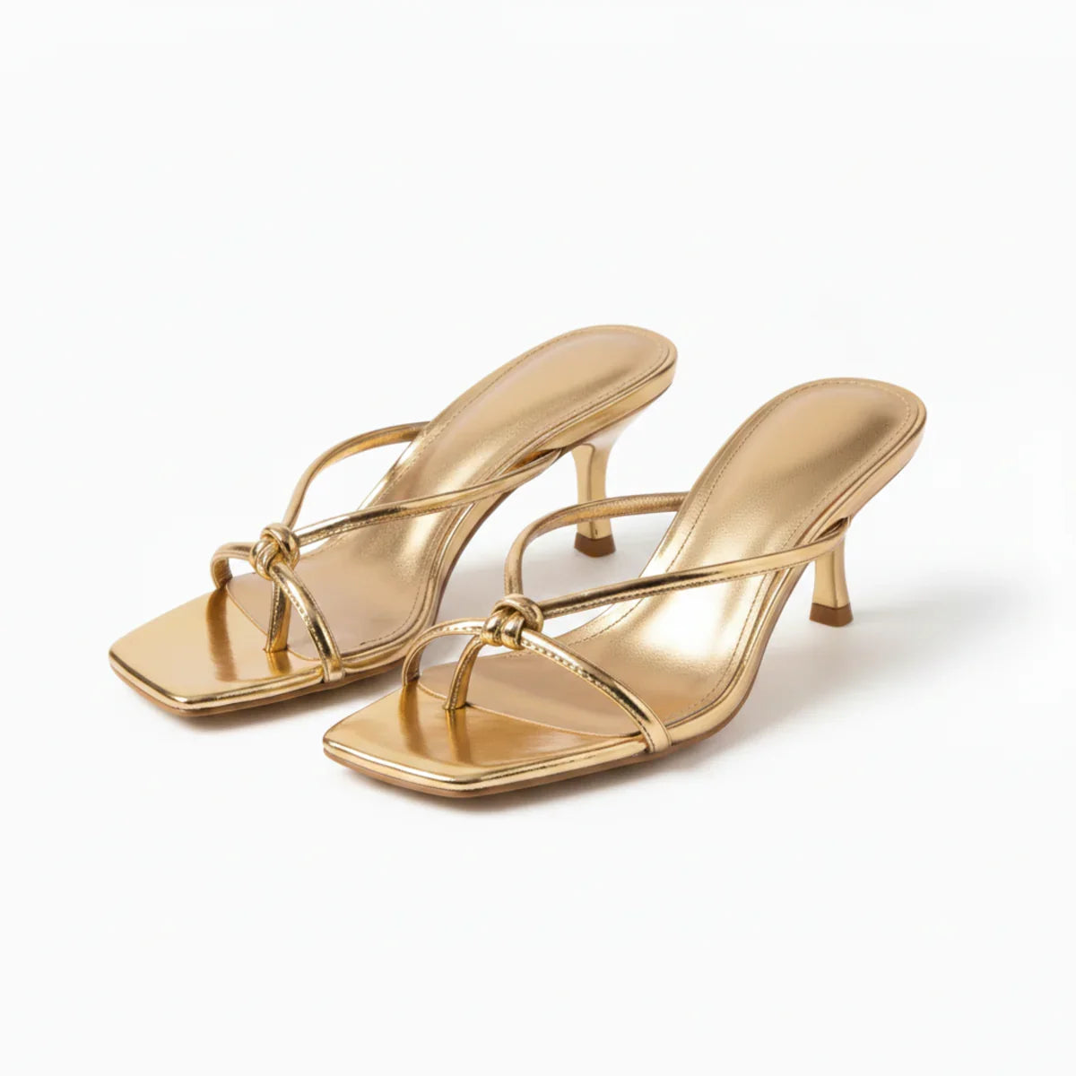 Corliss orthopedic heeled sandals - color Gold alternate