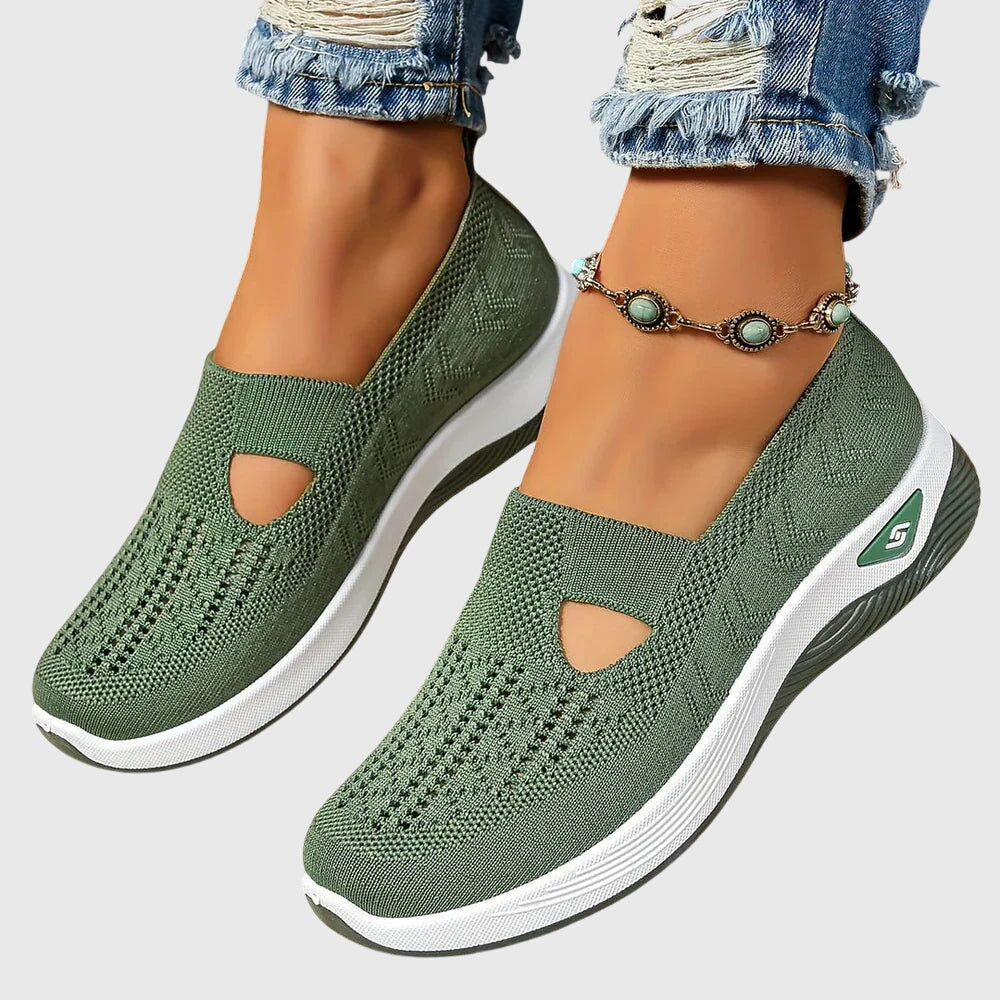 Cosima orthopaedic slip-on flats - front view