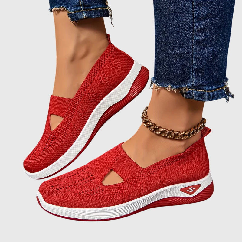 Cosima orthopaedic slip-on flats - styled view