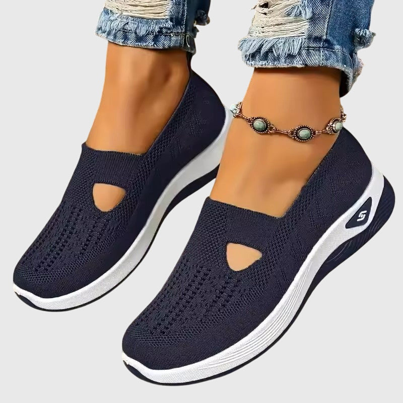 Cosima orthopaedic slip-on flats - styled view