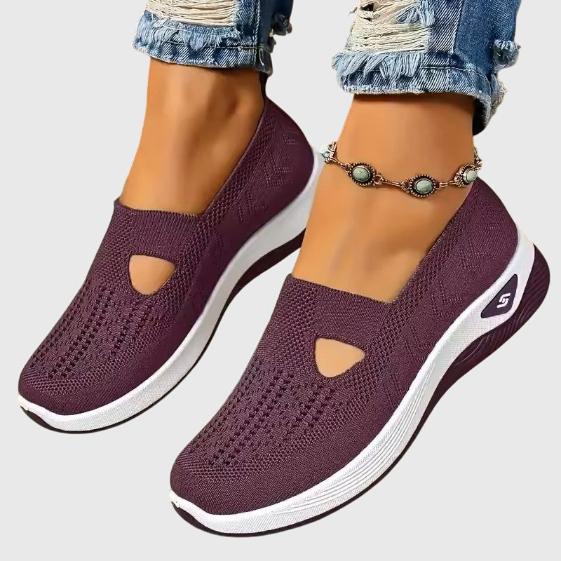 Cosima orthopaedic slip-on flats - styled view