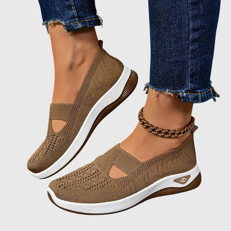 Cosima orthopaedic slip-on flats - side view