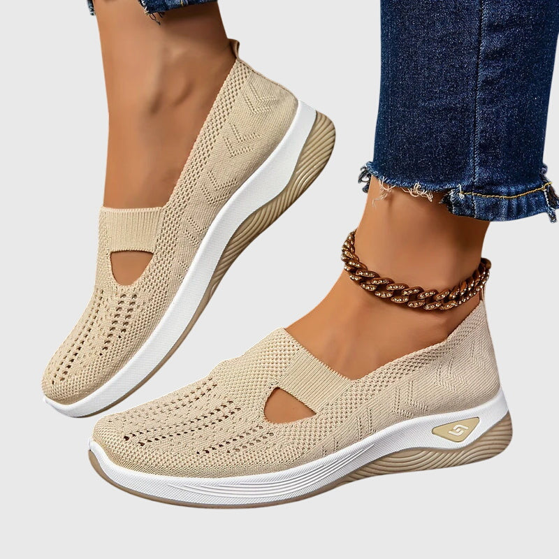 Cosima orthopaedic slip-on flats - styled view