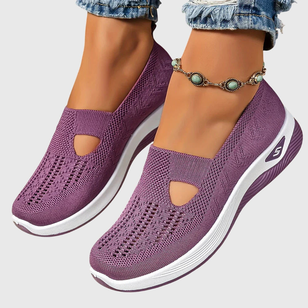 Cosima orthopaedic slip-on flats - styled view