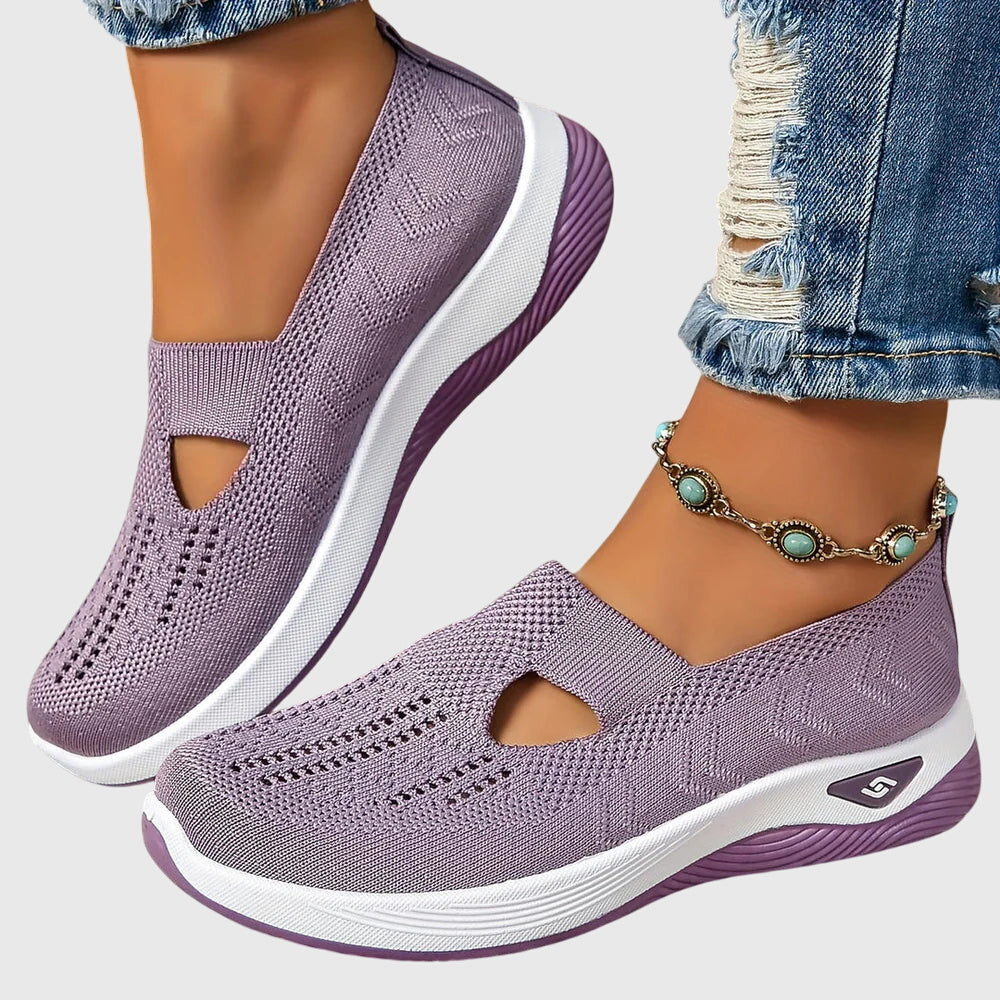 Cosima orthopaedic slip-on flats - styled view