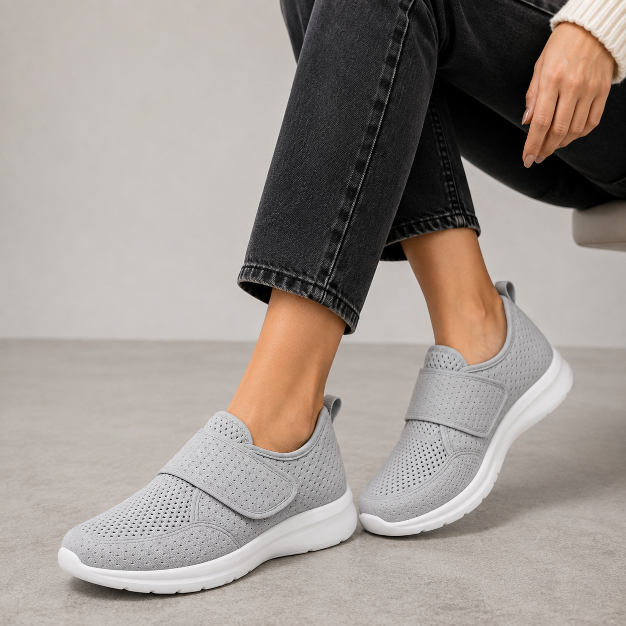 Devika extra wide shoes - front view