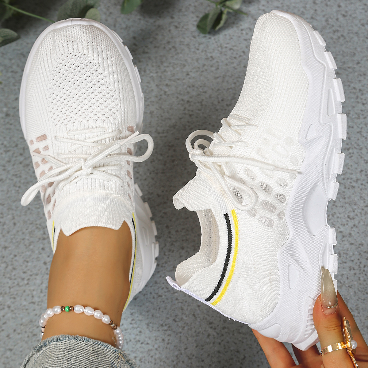 Eulalie orthopaedic wide-fit sneakers - back view