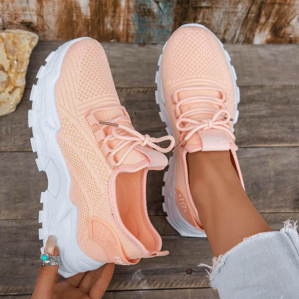 Eulalie orthopaedic wide-fit sneakers - styled view