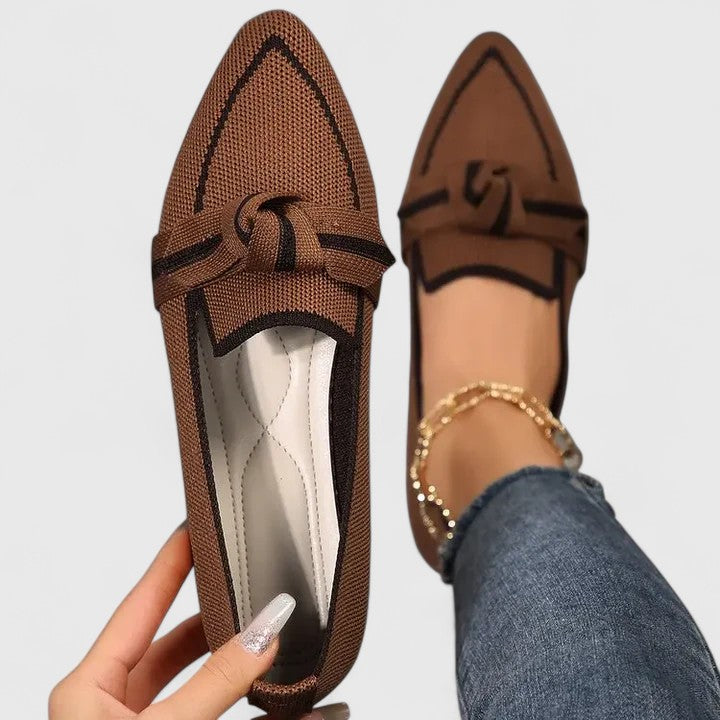Fiorenza orthopaedic suede loafers - back view
