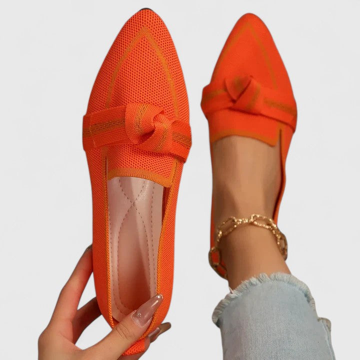 Fiorenza orthopaedic suede loafers - styled view