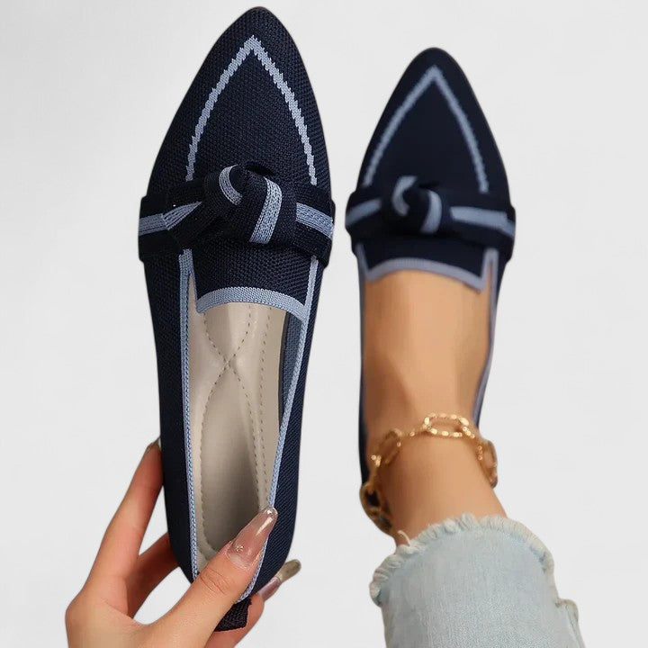 Fiorenza orthopaedic suede loafers - styled view