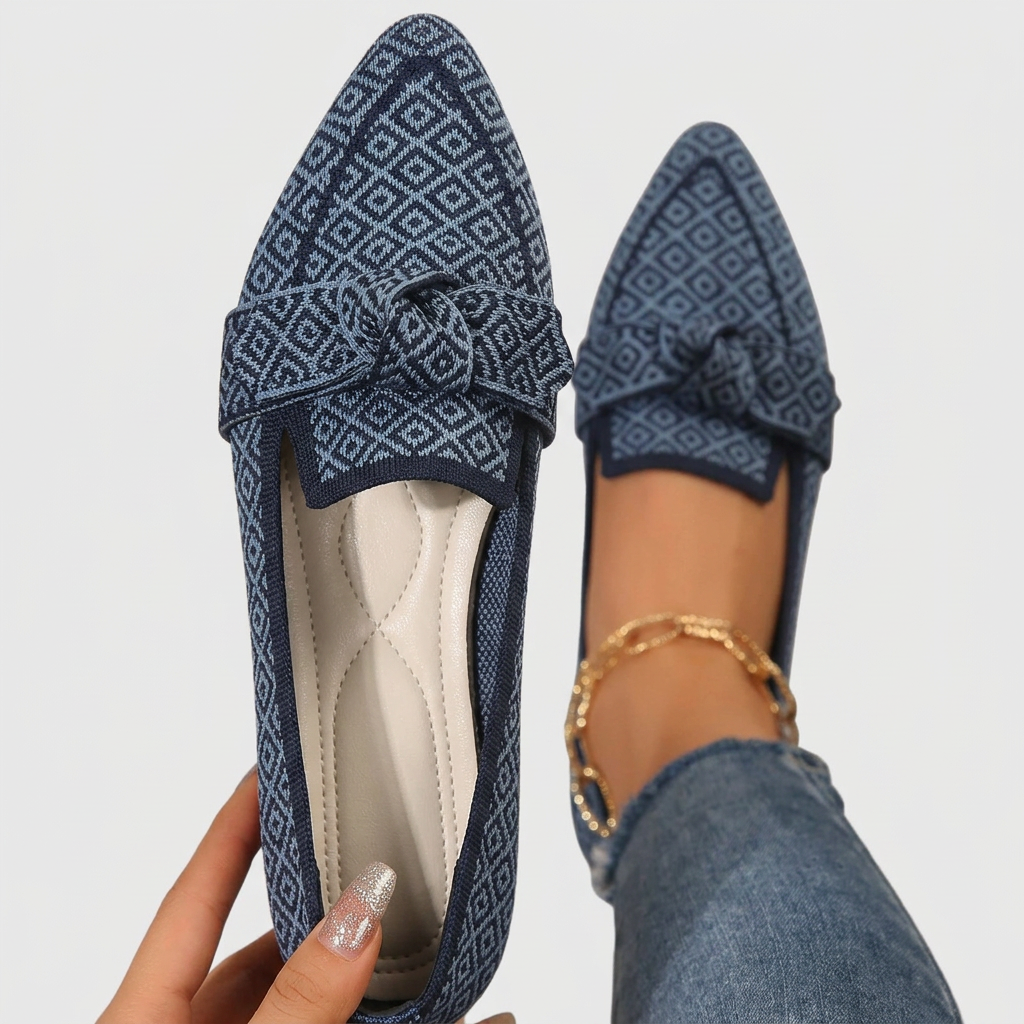 Fiorenza orthopaedic suede loafers - styled view