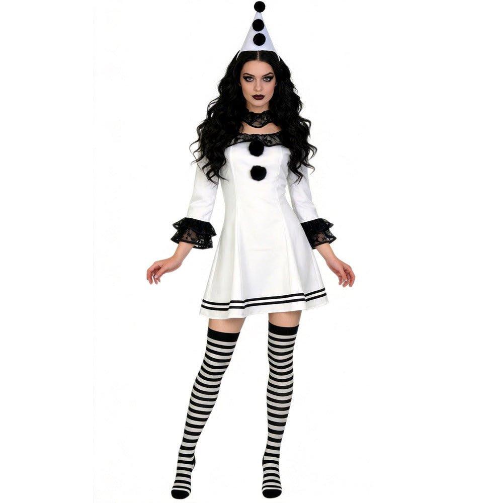 Harlequin | Evil Clown Halloween Costume