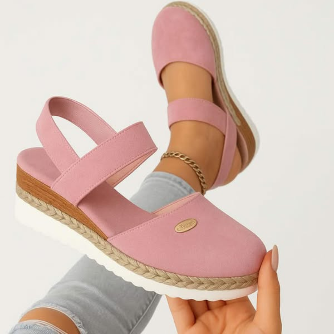 Hesper orthopaedic gel-cushioned sandals - side view