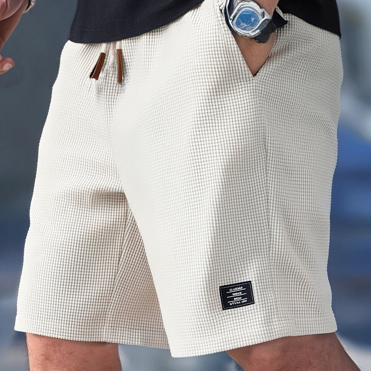 Ignatius easy-fit board shorts - front view