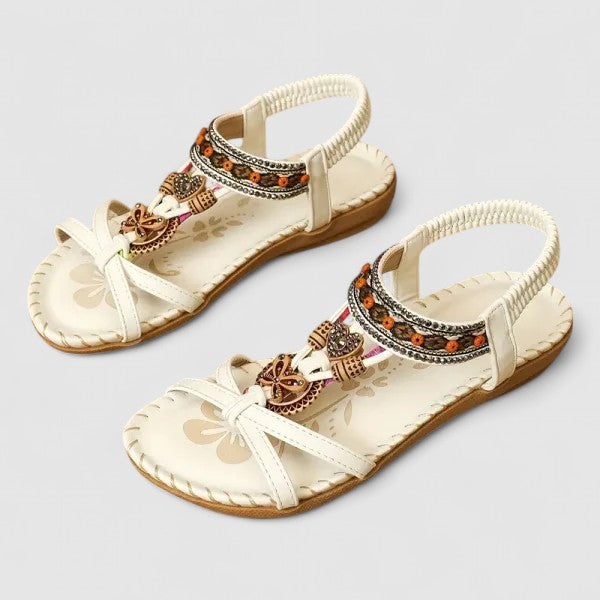 Indira orthopaedic platform sandals - styled view