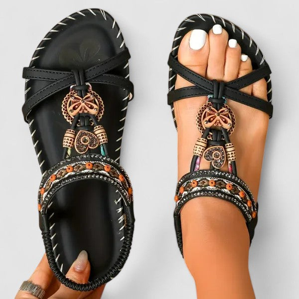 Indira orthopaedic platform sandals - side view