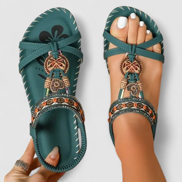 Indira orthopaedic platform sandals - detail view