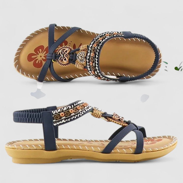 Indira orthopaedic platform sandals - styled view
