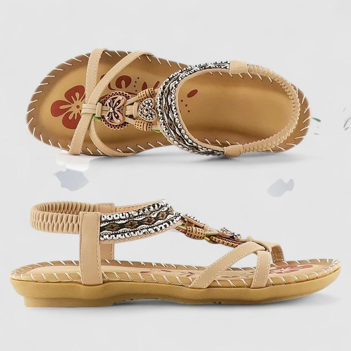 Indira orthopaedic platform sandals - styled view