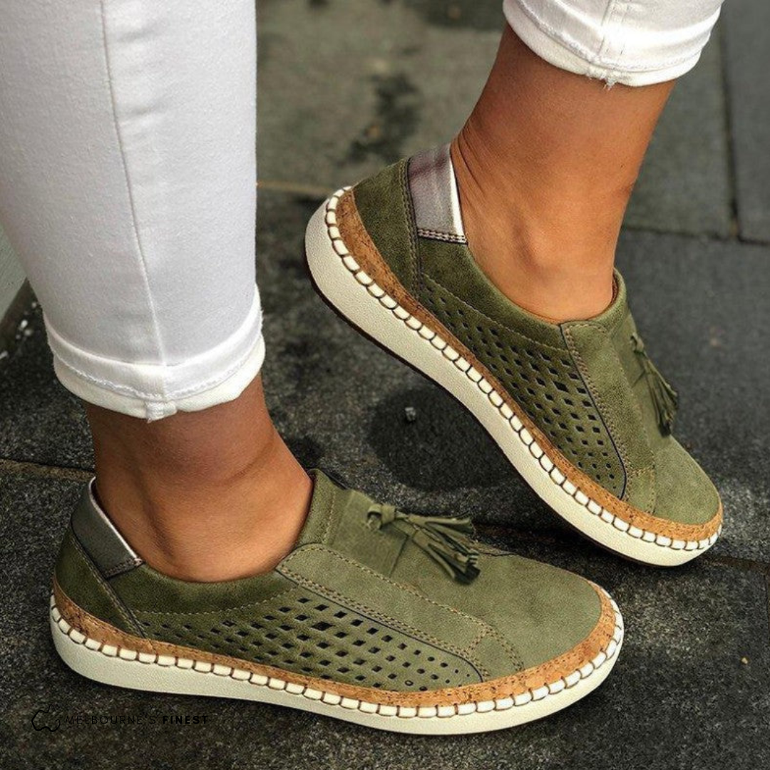 Ismay orthopaedic slip-on shoes - front view