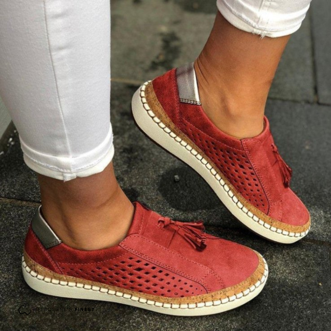 Ismay orthopaedic slip-on shoes - side view