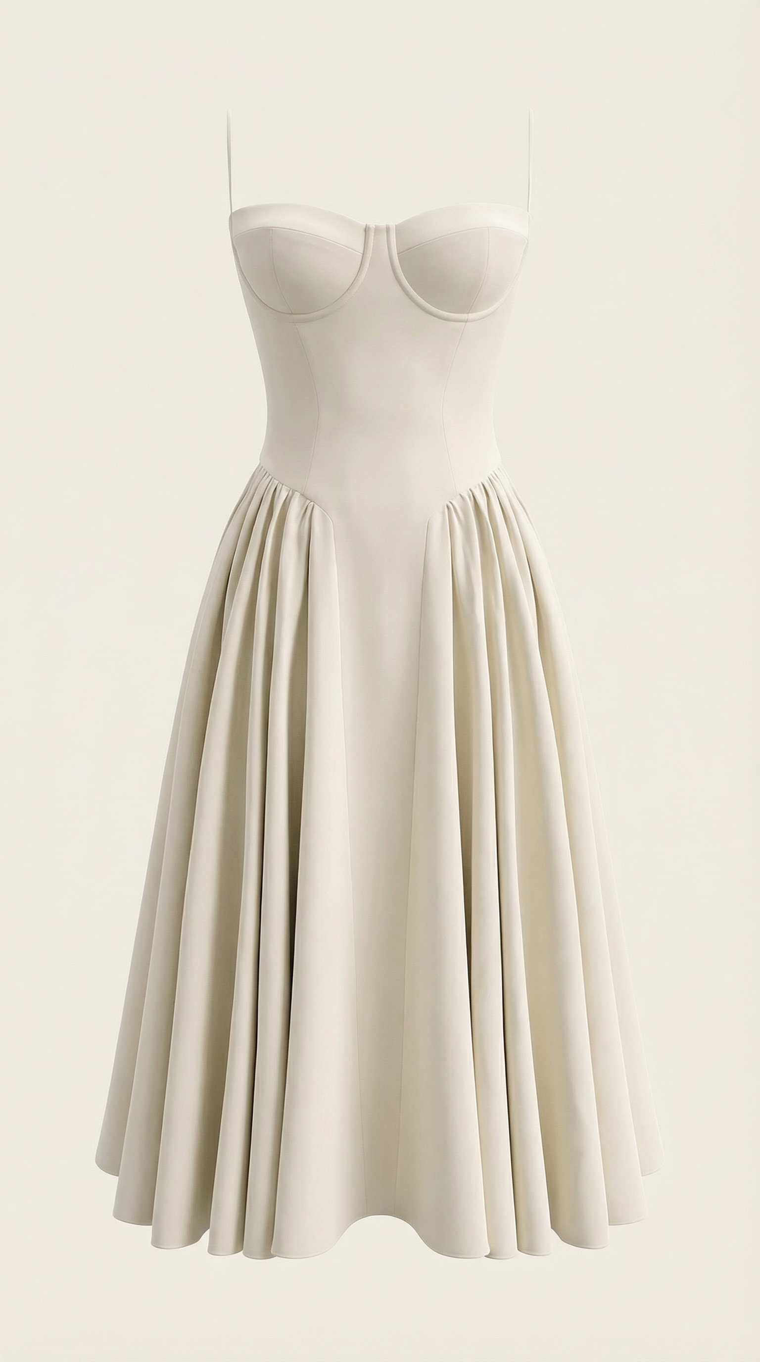 Isolde floral corset wedding guest midi dress - detail 1