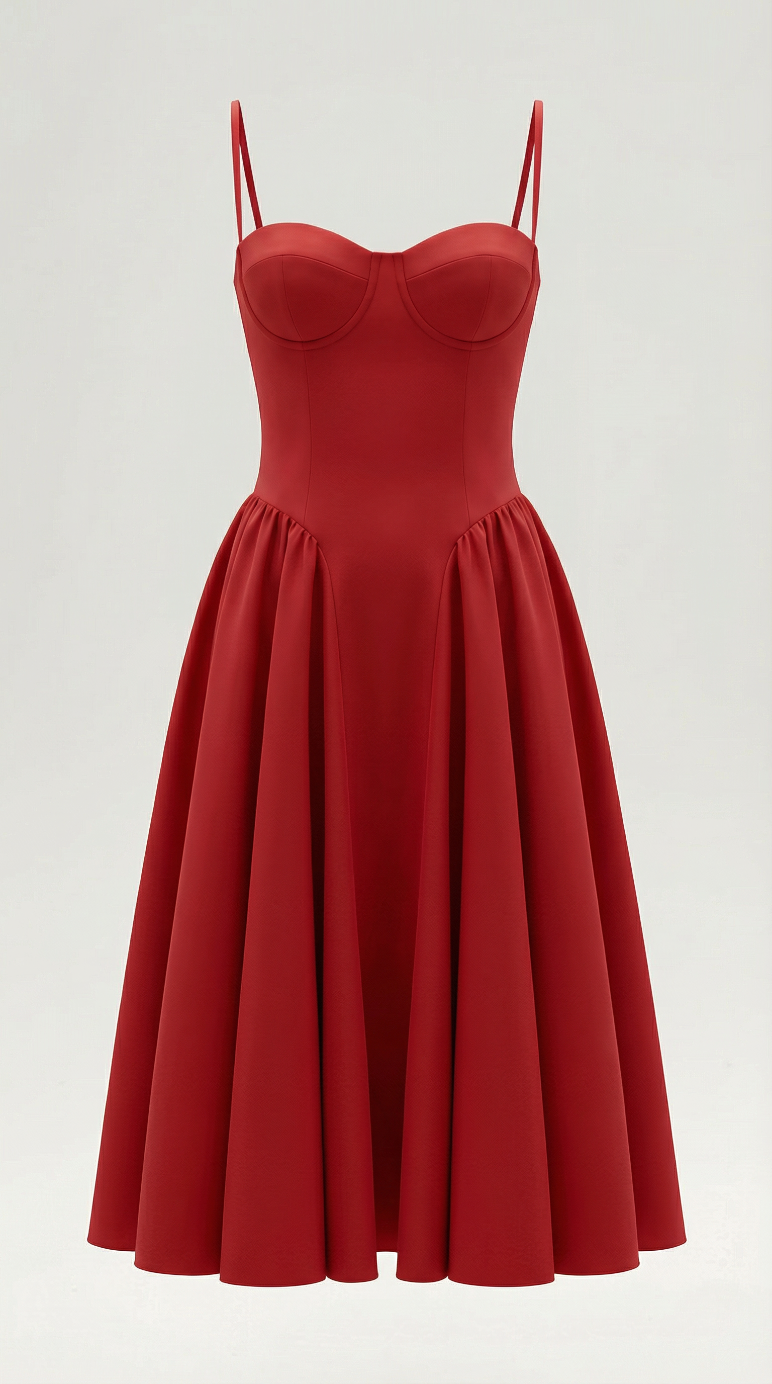 Isolde floral corset wedding guest midi dress - detail 11