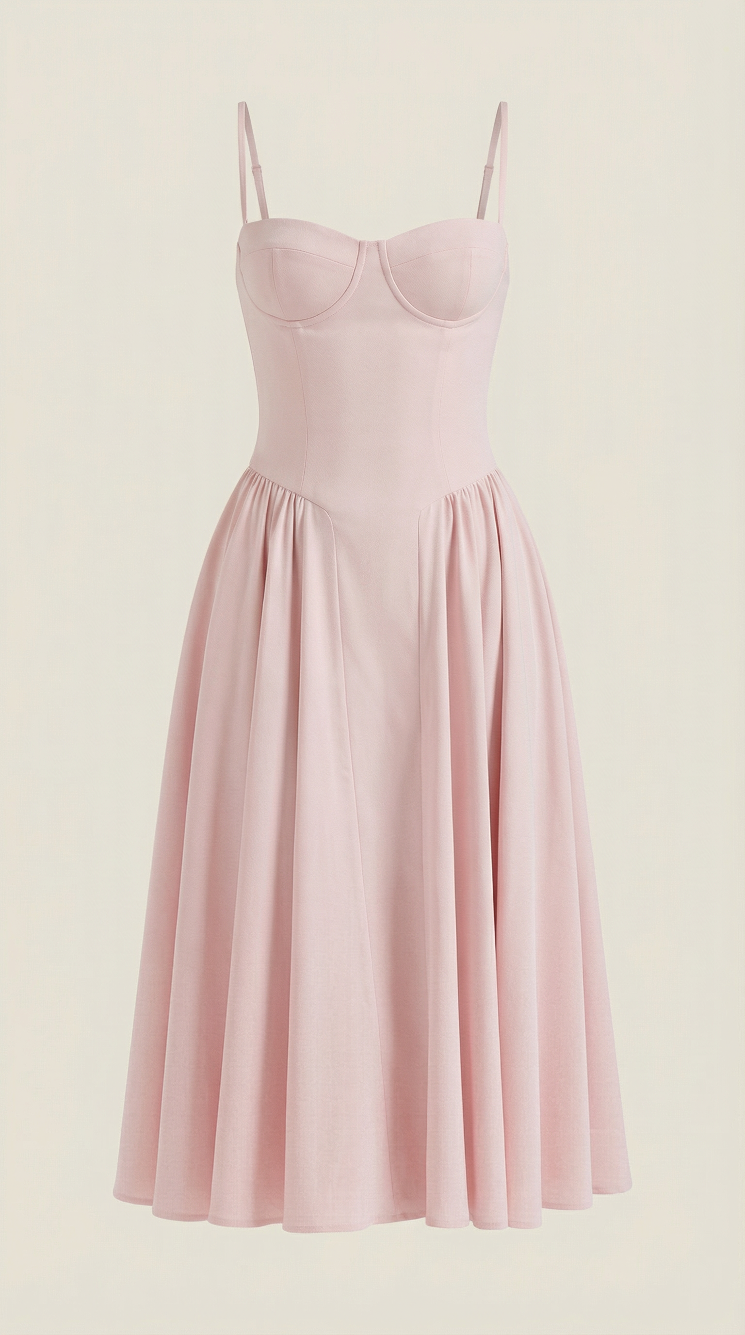 Isolde floral corset wedding guest midi dress - detail 16