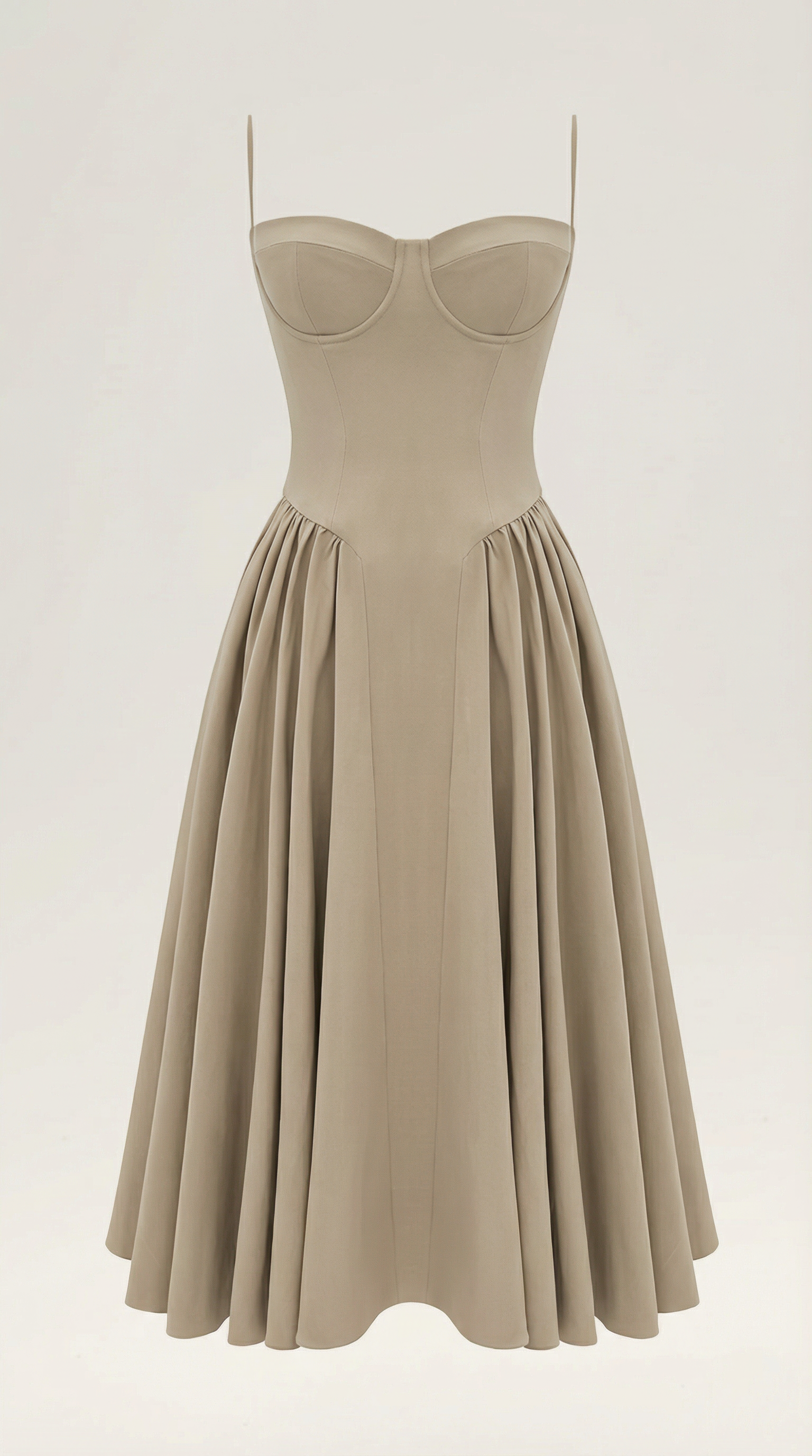 Isolde floral corset wedding guest midi dress - detail 21