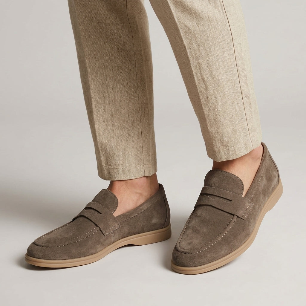 Jareth suede loafers - front view