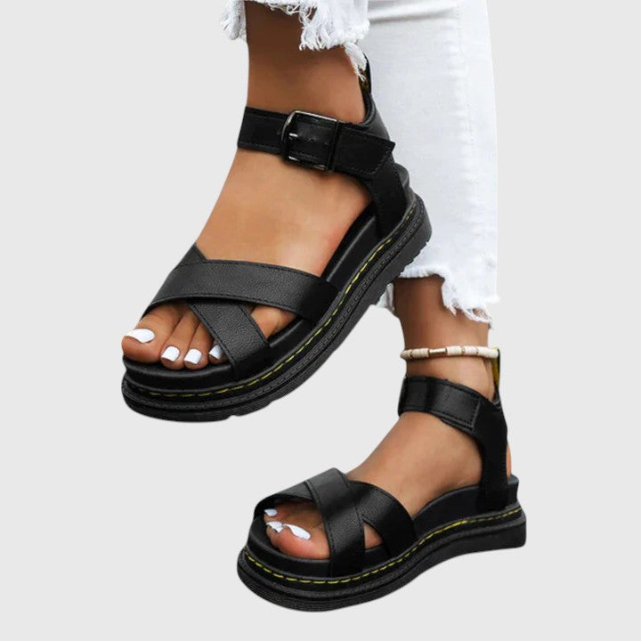 Lavinia arch-support orthopaedic sandals - side view