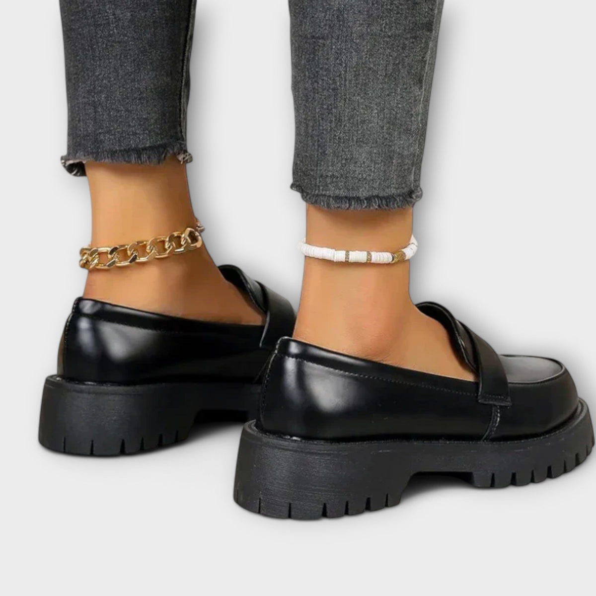 Liora orthopaedic loafers - back view