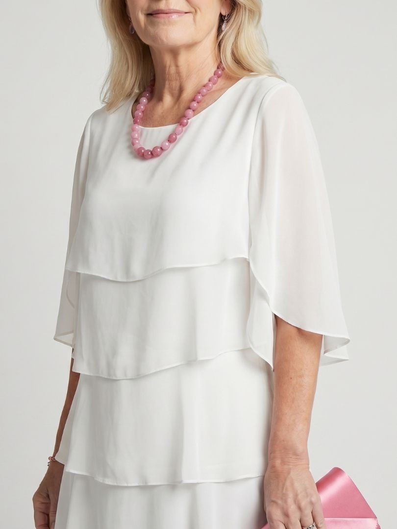 Madison tiered midi dress - styled outfit 2