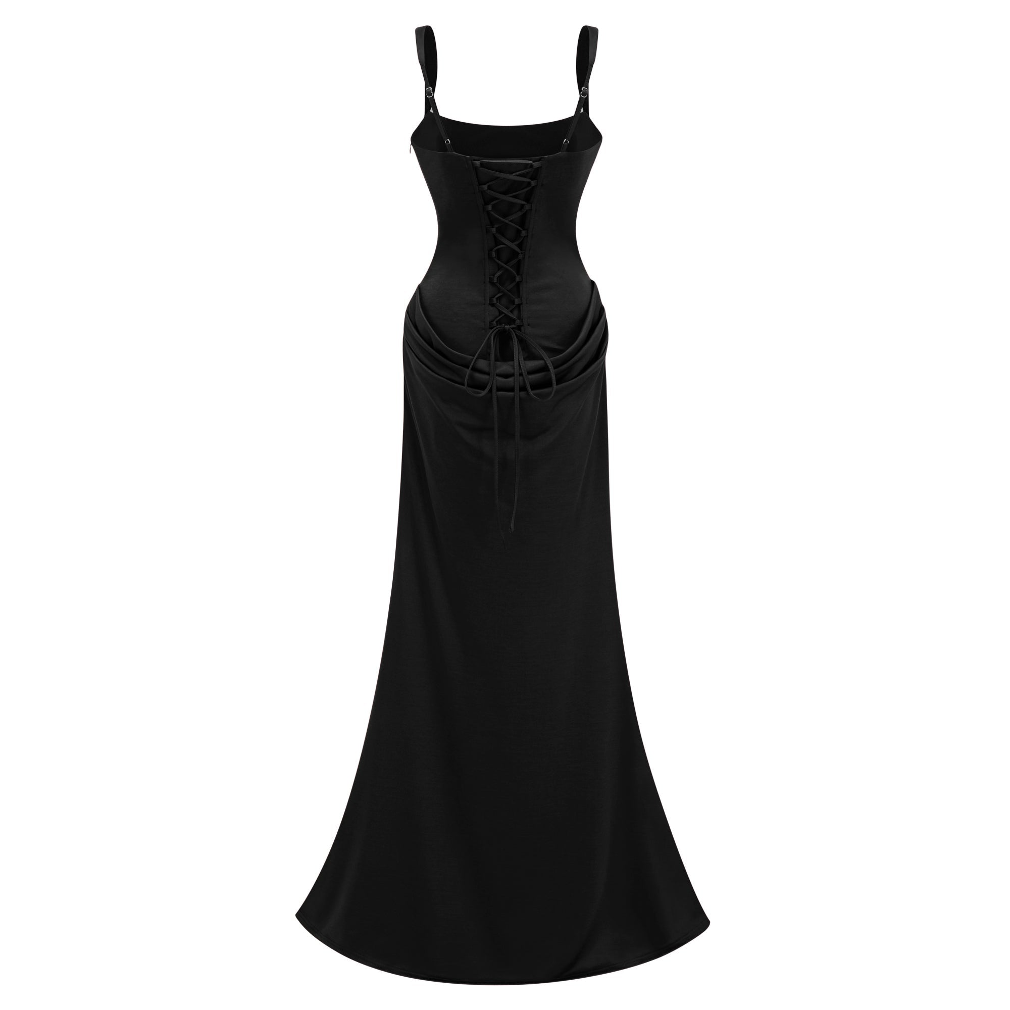 Marguerite corset wedding guest maxi dress - styled outfit