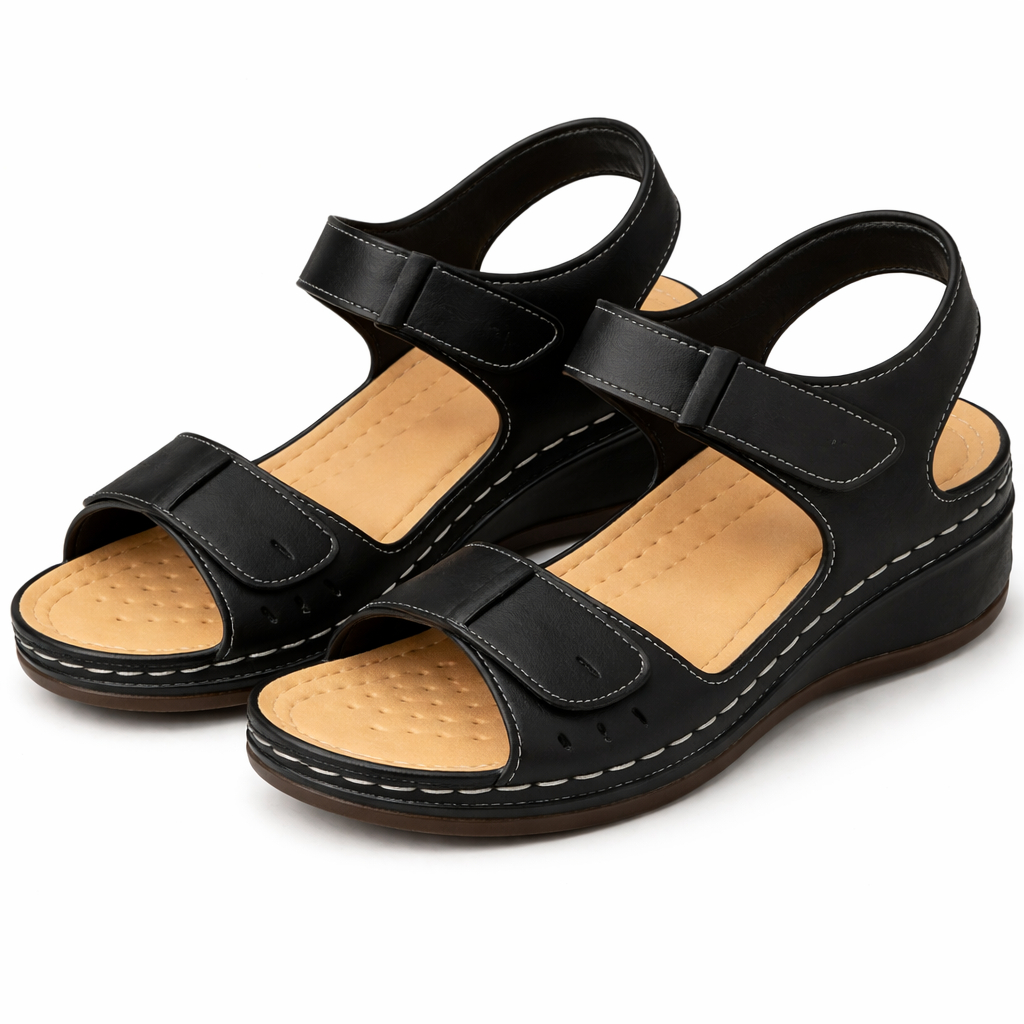 Odessia orthopedic walking sandals - detail view