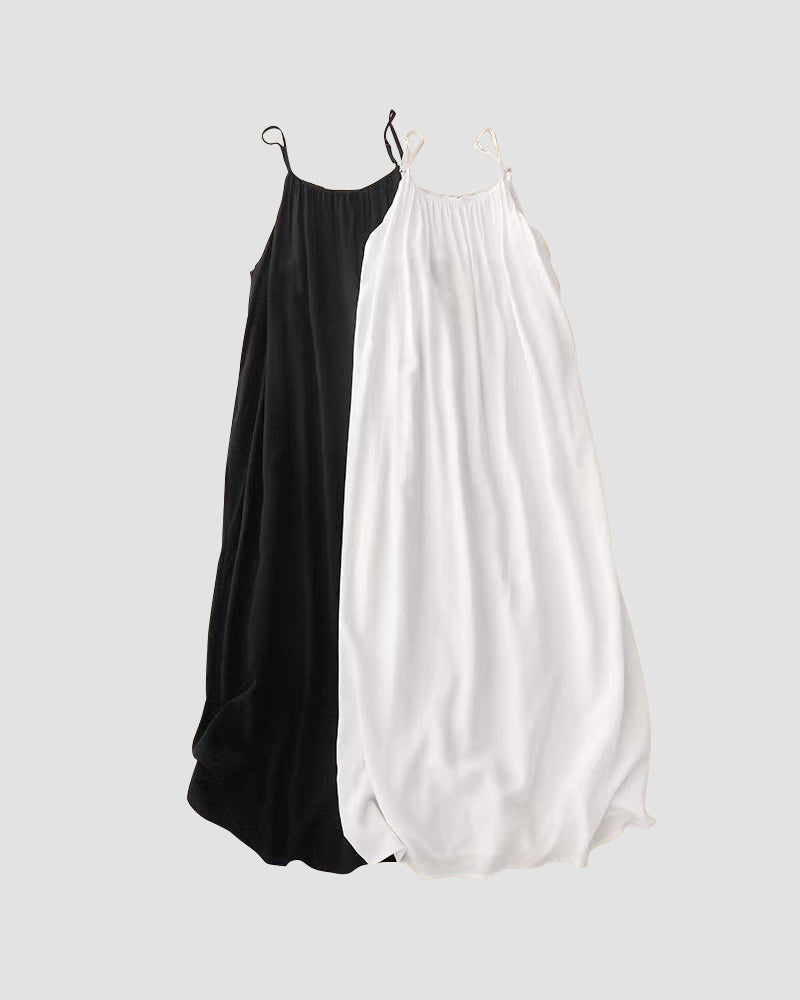 Oriana sleeveless cami maxi dress - full look