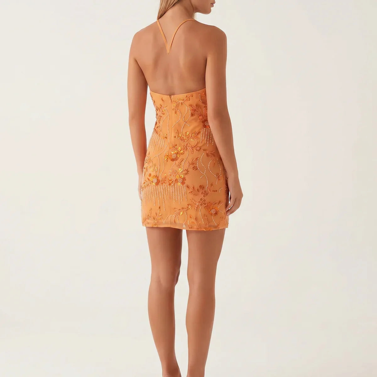 Rosaline floral embroidered mini dress - color option 2