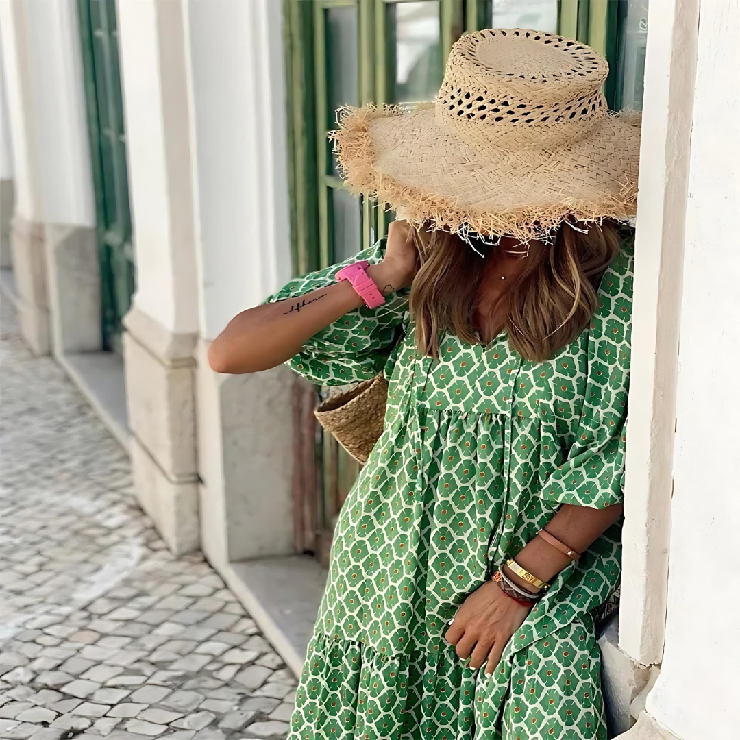 Ruth boho maxi dress - full look