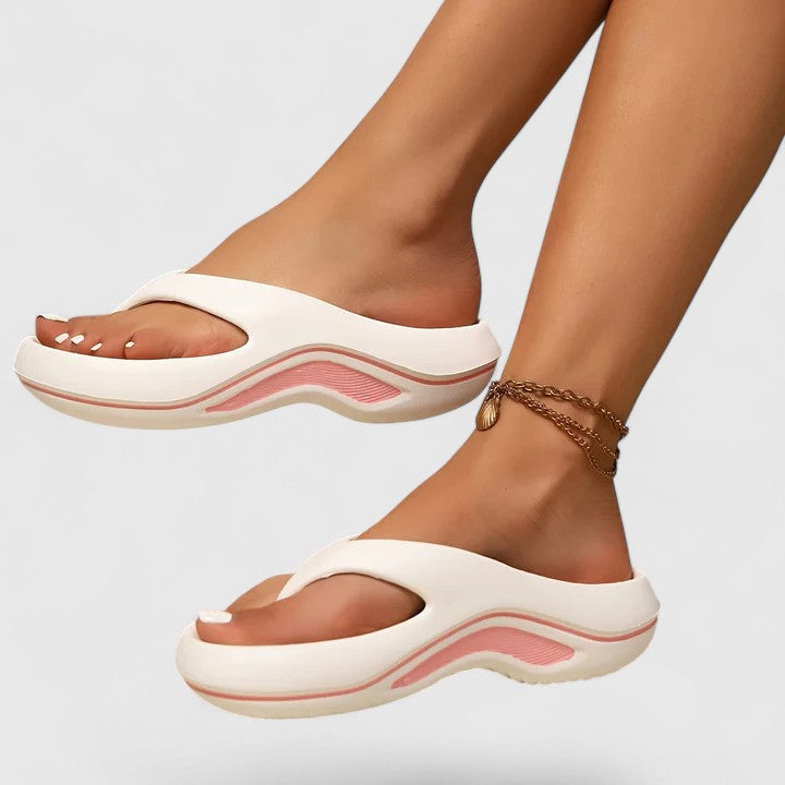 Seraphine lightweight EVA slide sandals - side view