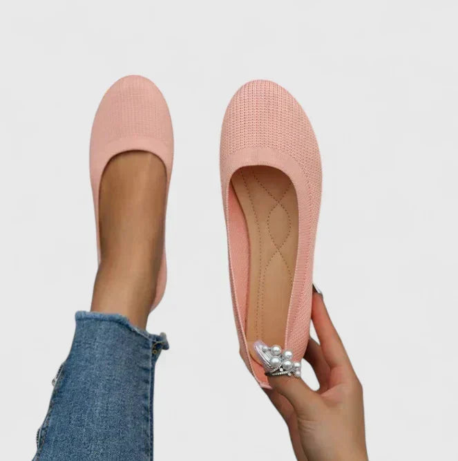 Sibella orthopaedic posture flats - back view