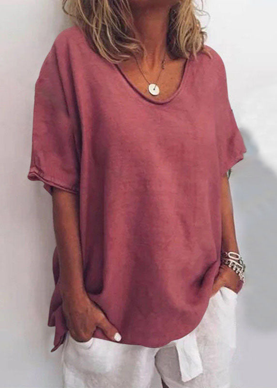 Solange loose-fit linen shirt - front view